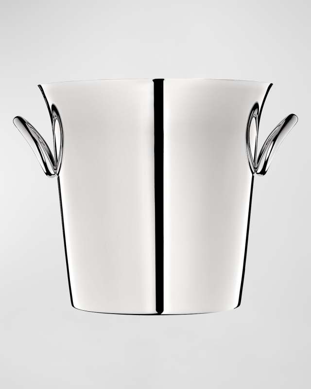 Vertigo Silver-Plated 2 Bottle Champagne Bucket